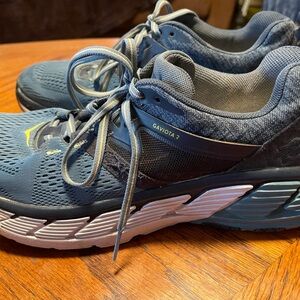 Hoka One One Gaviota 2 Mens 8.5 Shoes Blue Running Sneaker 1099629 LATH Gym